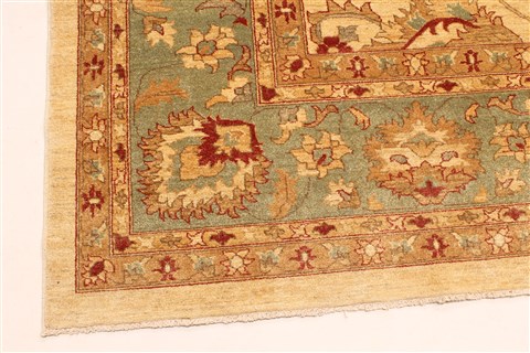 Pishavar Beige Hand Knotted 1111 X 178 Area Rug 250-30625 Image 11