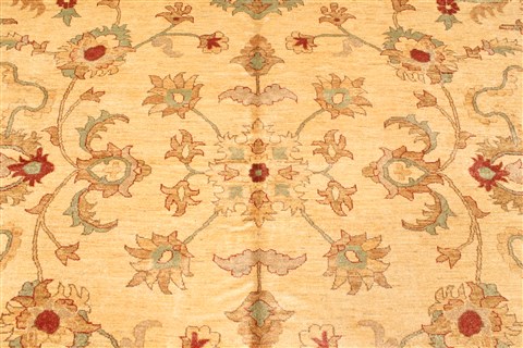 Pishavar Beige Hand Knotted 1111 X 178 Area Rug 250-30625 Image 12
