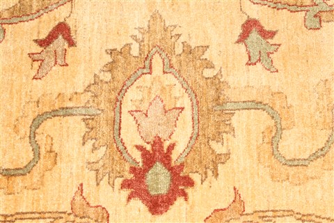 Pishavar Beige Hand Knotted 1111 X 178 Area Rug 250-30625 Image 2