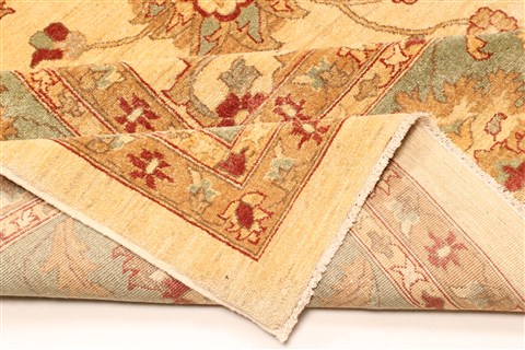 Pishavar Beige Hand Knotted 1111 X 178 Area Rug 250-30625 Image 6