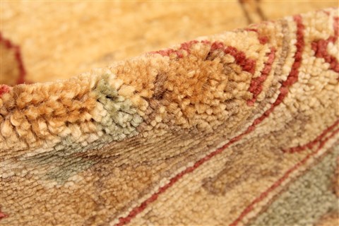 Pishavar Beige Hand Knotted 1111 X 178 Area Rug 250-30625 Image 8