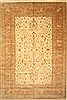 Kashan Beige Hand Knotted 1111 X 178  Area Rug 250-30626 Thumb 0