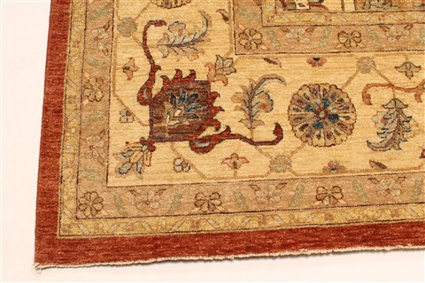 Ziegler Brown Hand Knotted 121 X 182 Area Rug 250-30627 Image 6