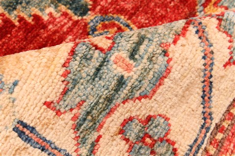 Kazak Blue Hand Knotted 130 X 175  Area Rug 250-30628 Image 12