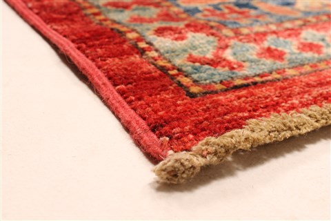 Kazak Blue Hand Knotted 130 X 175  Area Rug 250-30628 Image 4