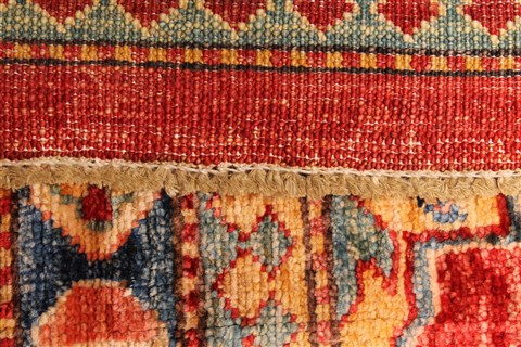 Kazak Blue Hand Knotted 130 X 175  Area Rug 250-30628 Image 5