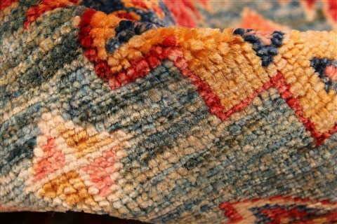 Kazak Blue Hand Knotted 130 X 175  Area Rug 250-30628 Image 9