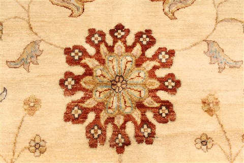 Ziegler Beige Hand Knotted 1111 X 180 Area Rug 250-30629 Image 16