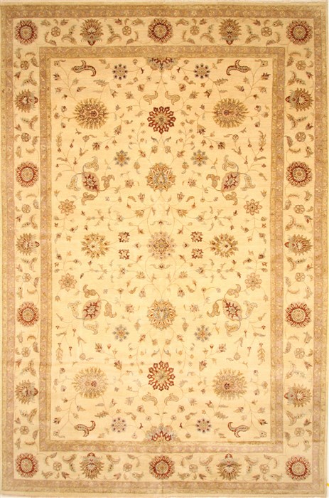 Ziegler Beige Hand Knotted 1111 X 180 Area Rug 250-30629 Image 0