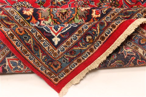 Mashad Red Hand Knotted 110 X 153 Area Rug 250-30630 Image 7