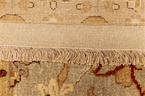 Ziegler Beige Hand Knotted 120 X 146 Area Rug 250-30632 Image 2