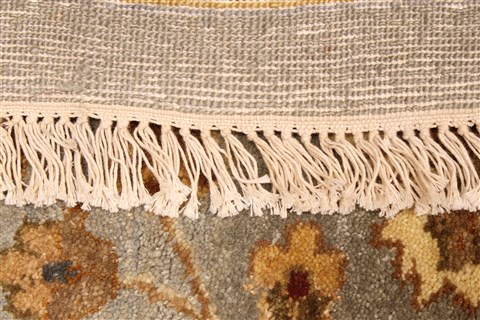 Ziegler Beige Square Hand Knotted 120 X 120 Area Rug 250-30634 Image 10