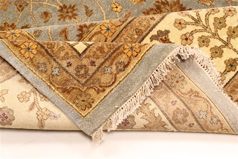 Ziegler Beige Square Hand Knotted 120 X 120 Area Rug 250-30634 Image 12