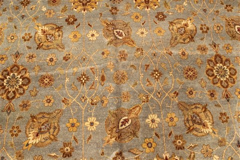 Ziegler Beige Square Hand Knotted 120 X 120 Area Rug 250-30634 Image 6