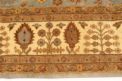 Ziegler Beige Square Hand Knotted 120 X 120 Area Rug 250-30634 Image 7