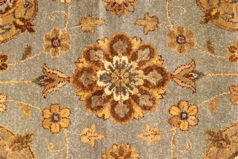 Ziegler Beige Square Hand Knotted 120 X 120 Area Rug 250-30634 Image 8