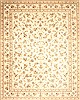 Tabriz Beige Hand Knotted 1111 X 1411  Area Rug 250-30640 Thumb 0
