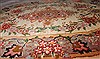 Tabriz Yellow Oval Hand Knotted 19 X 23 Area Rug 400-30641 Thumb 4