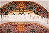Tabriz Yellow Oval Hand Knotted 19 X 23 Area Rug 400-30641 Thumb 7