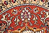 Tabriz Brown Round Hand Knotted 18 X 18 Area Rug 400-30642 Thumb 2