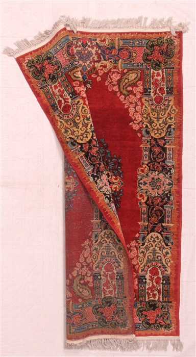 Sarouk Red Hand Knotted 44 X 64 Area Rug 400-30643 Image 5