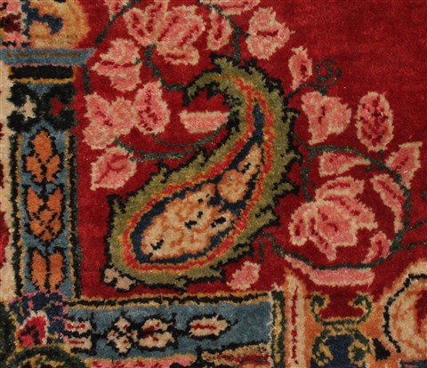 Sarouk Red Hand Knotted 44 X 64 Area Rug 400-30643 Image 8