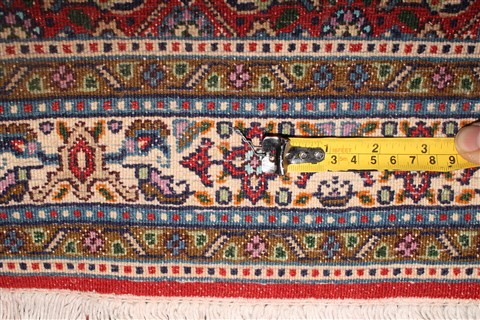 Mashad Red Hand Knotted 111 X 211 Area Rug 400-30644 Image 5