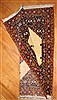Kurdi Yellow Hand Knotted 24 X 34  Area Rug 400-30647 Thumb 5
