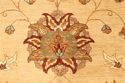Ziegler Beige Square Hand Knotted 1511 X 164 Area Rug 250-30650 Image 2