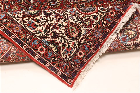 Bidjar Beige Hand Knotted 130 X 162 Area Rug 250-30651 Image 12