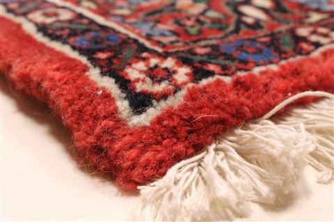 Bidjar Beige Hand Knotted 130 X 162 Area Rug 250-30651 Image 9