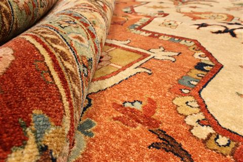 Serapi Beige Hand Knotted 1311 X 178 Area Rug 250-30654 Image 7