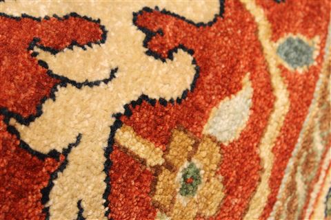 Serapi Beige Hand Knotted 1311 X 178 Area Rug 250-30654 Image 10