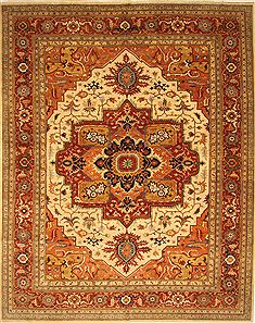 Serapi Beige Hand Knotted 13'11" X 17'8"  Area Rug 250-30654