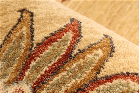 Ziegler Beige Square Hand Knotted 160 X 163 Area Rug 250-30655 Image 10