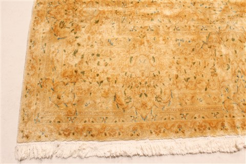 Kerman Beige Hand Knotted 115 X 2111 Area Rug 250-30657 Image 11