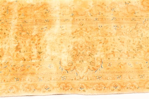Kerman Beige Hand Knotted 115 X 2111 Area Rug 250-30657 Image 1