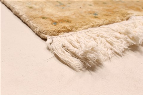 Kerman Beige Hand Knotted 115 X 2111 Area Rug 250-30657 Image 3