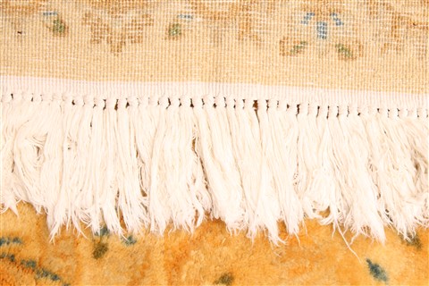 Kerman Beige Hand Knotted 115 X 2111 Area Rug 250-30657 Image 4