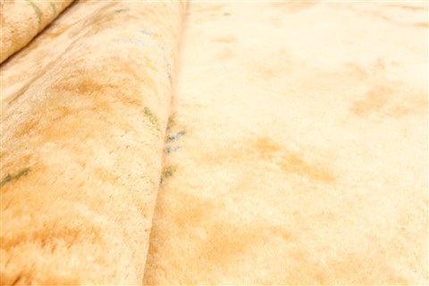 Kerman Beige Hand Knotted 115 X 2111 Area Rug 250-30657 Image 7