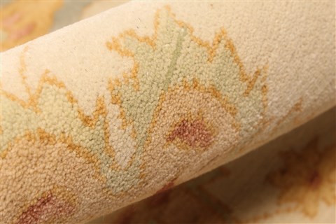 Chobi Beige Hand Knotted 141 X 200 Area Rug 250-30658 Image 12