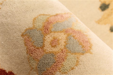 Chobi Beige Hand Knotted 141 X 200 Area Rug 250-30658 Image 14