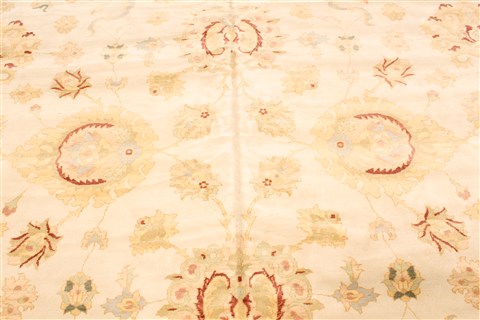 Chobi Beige Hand Knotted 141 X 200 Area Rug 250-30658 Image 16