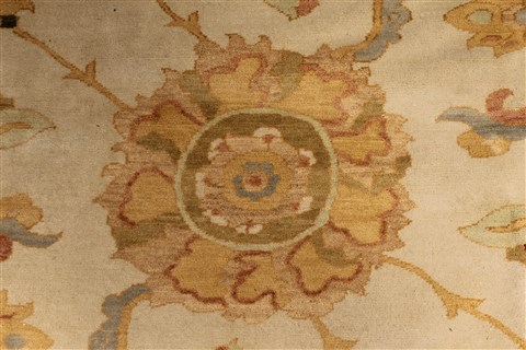 Chobi Beige Hand Knotted 141 X 200 Area Rug 250-30658 Image 4