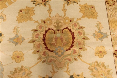 Chobi Beige Hand Knotted 141 X 200 Area Rug 250-30658 Image 5