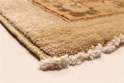 Pishavar Beige Hand Knotted 153 X 2010 Area Rug 250-30659 Image 2