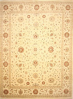 Ziegler Beige Hand Knotted 15'10" X 20'6"  Area Rug 250-30660