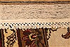 Kashan Beige Square Hand Knotted 1111 X 122 Area Rug 250-30661 Thumb 4