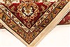 Kashan Beige Square Hand Knotted 1111 X 122  Area Rug 250-30661 Thumb 6