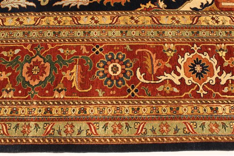 Serapi Blue Hand Knotted 1310 X 183 Area Rug 250-30663 Image 10
